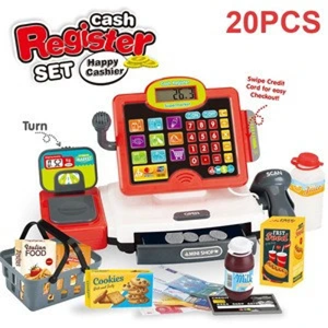 اسباب بازی صندوق فروشگاهی کودک قرمز supermarket cashier toys BSCI Five Star_اسباب بازی